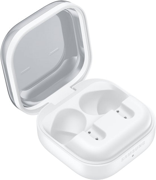 Écouteurs sans fil Samsung Galaxy Buds4 Pro - Blanc - ANC adaptatif - Double haut-parleur - Bluetooth 6.1 - IP57 - Jusqu'à 30 heures