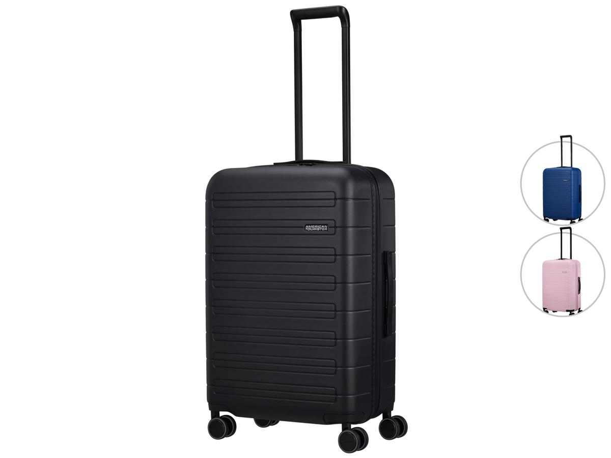 Valise à roulettes American Tourister Novastream Spinner - Capacité extensible - Serrure TSA - 67 cm - Dark Slate