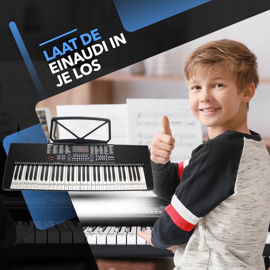 Finesse Keyboard Piano met Standaard - 61 Keys - New Orleans Model