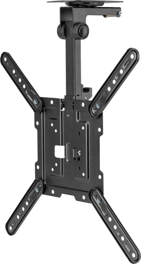 Support plafond écran TV - pliable rotatif inclinable - 23 à 43 pouces