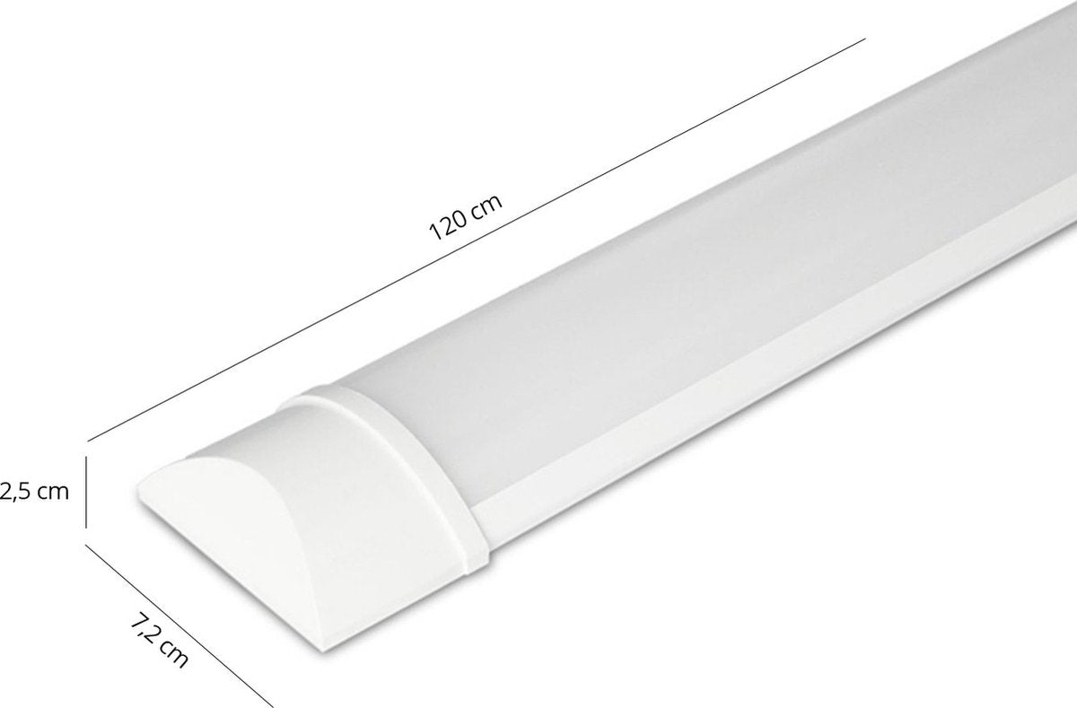 FlinQ LED Batten 6500K - 120 cm - Durable - 50000 heures - 40W - Tube fluorescent alternatif