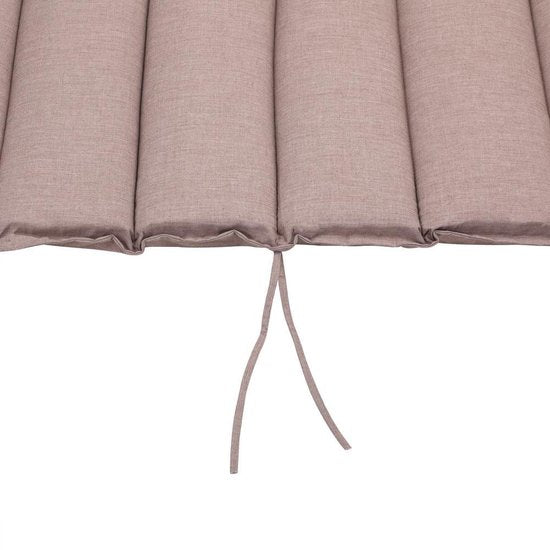 Detex Garden Cushion Lounger Breathable Lounger Cushion Garden - Cream Melange