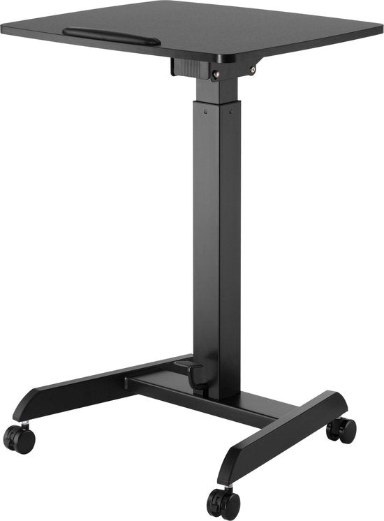 VDD Gaming - Table pour ordinateur portable - Bureau - Station assise - Station de travail - Hauteur réglable - Mobile - Support pour ordinateur portable