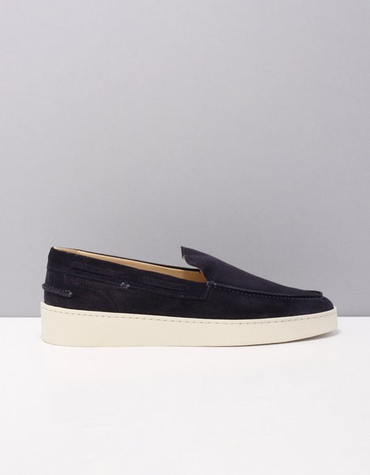 Greve 2301 mocassins hommes bleu 2948 profondo suede 43.5 (9+)