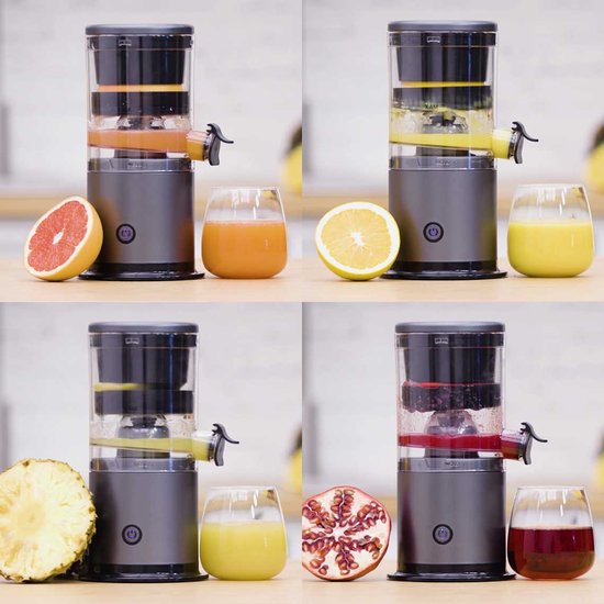 Livington JuiceBoost - centrifugeuse portable à piles - récipient de 250 ml - sans fil - petite centrifugeuse - centrifugeuse à emporter - centrifugeuse à rotation lente pour fruits et légumes - jus de fruits
