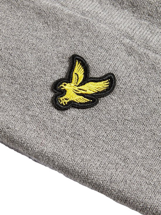 Lyle & Scott Bonnet en laine mélangée gris - Taille - Homme