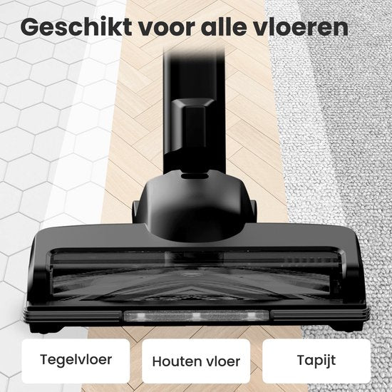 Auronic Stick hoover - Sans fil - Sans sac - Alimenté par batterie - Autonome - 220W - Batterie supplémentaire - Aspirateur - Noir