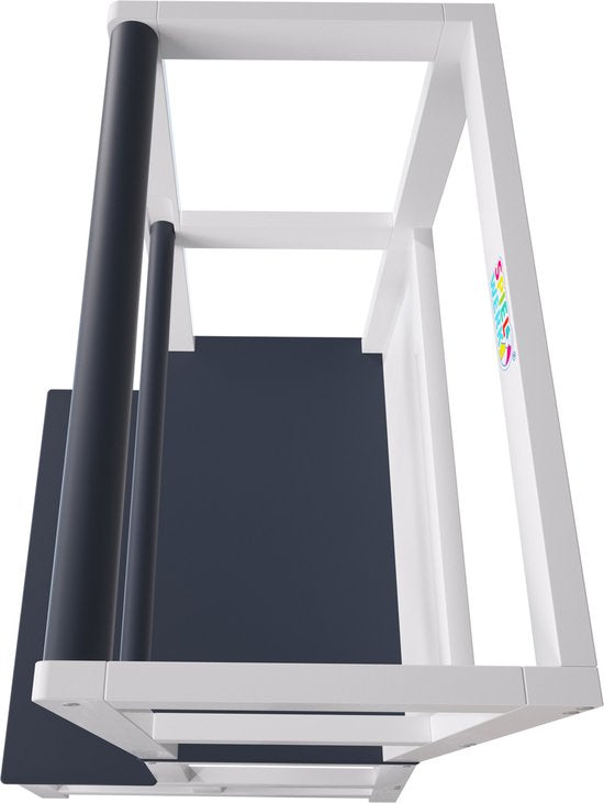Tour d'apprentissage Spielwerk - à partir de 2 ans avec planche jusqu'à 100kg - Gris pin