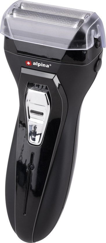 alpina Shaver with Trimmer - Rasoir - Tondeuse à barbe avec brosse de nettoyage et capuchon de protection