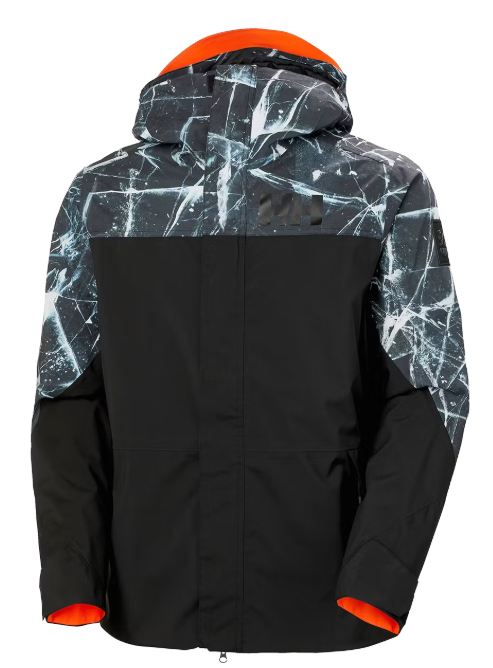 Veste de ski Helly Hansen Ullr D Shell pour homme - Gris/Noir - Taille L