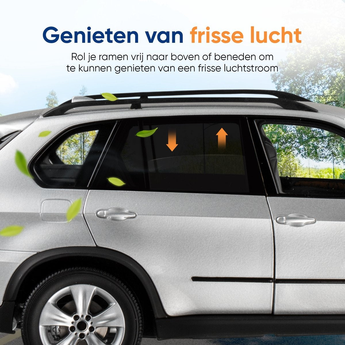 TenTravel Pare-soleil pour voiture - Protection solaire pour bébé et enfant - Pare-soleil pour vitre latérale extra foncée - Protection UV - 2 pièces