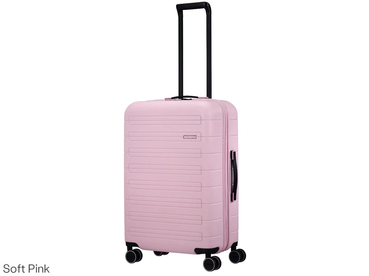 Valise à roulettes American Tourister Novastream Spinner - Capacité extensible - Serrure TSA - 67 cm - Dark Slate