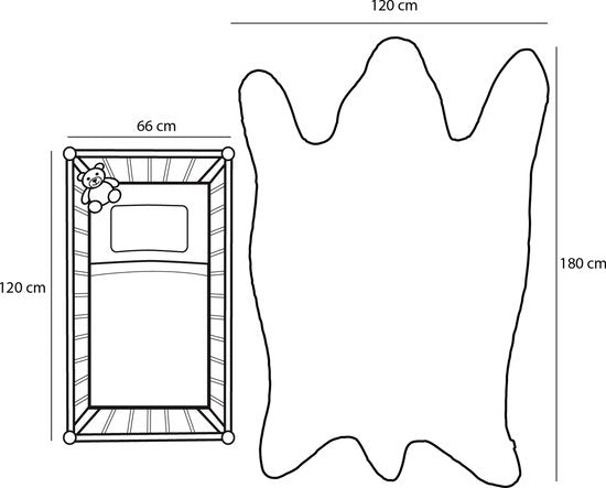 Tapis Chambre d'enfant - Tapis Jungle - Zèbre - 180 x 120 cm - Noir,Blanc