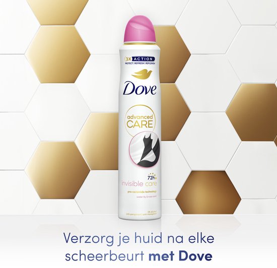 Déodorant en spray Dove Invisible Care - 200 ml