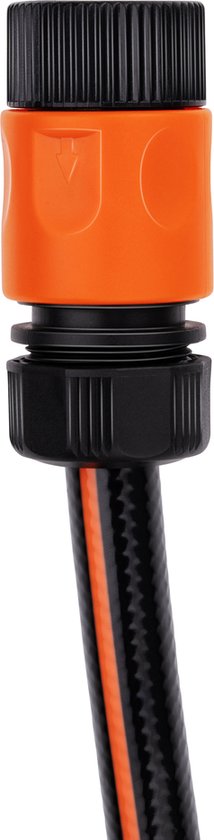 BLACK+DECKER Robinet 3/4" - ⌀ 19 CM - Coupleur - Plastique - Noir