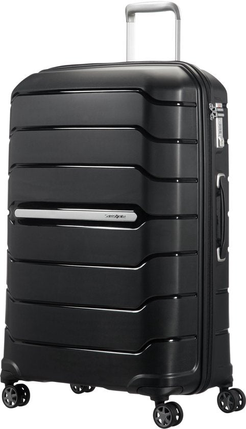 Grande valise - Samsonite Flux - avec extension - Polypropylène - Noir