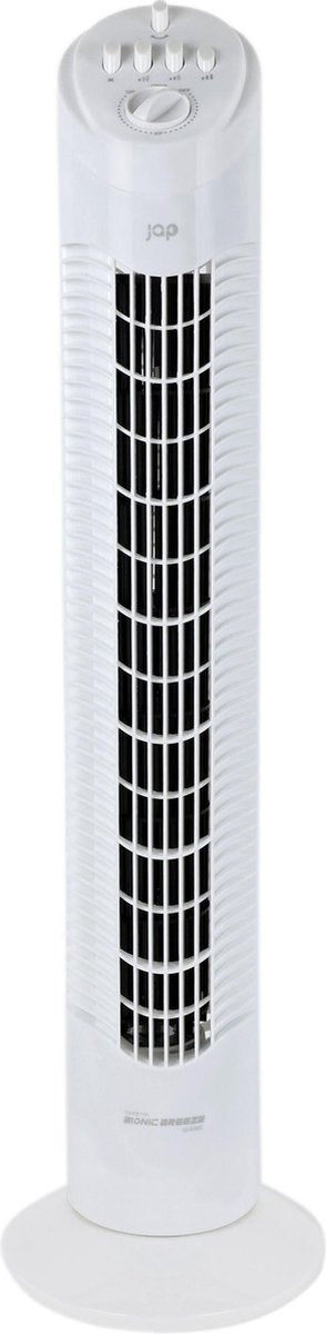 Ventilateur - JAP Québec - 3 vitesses - Ventilateur de tour - Minuteur - Ventilateur colonne oscillant - Ventilateur sur Pied - Blanc