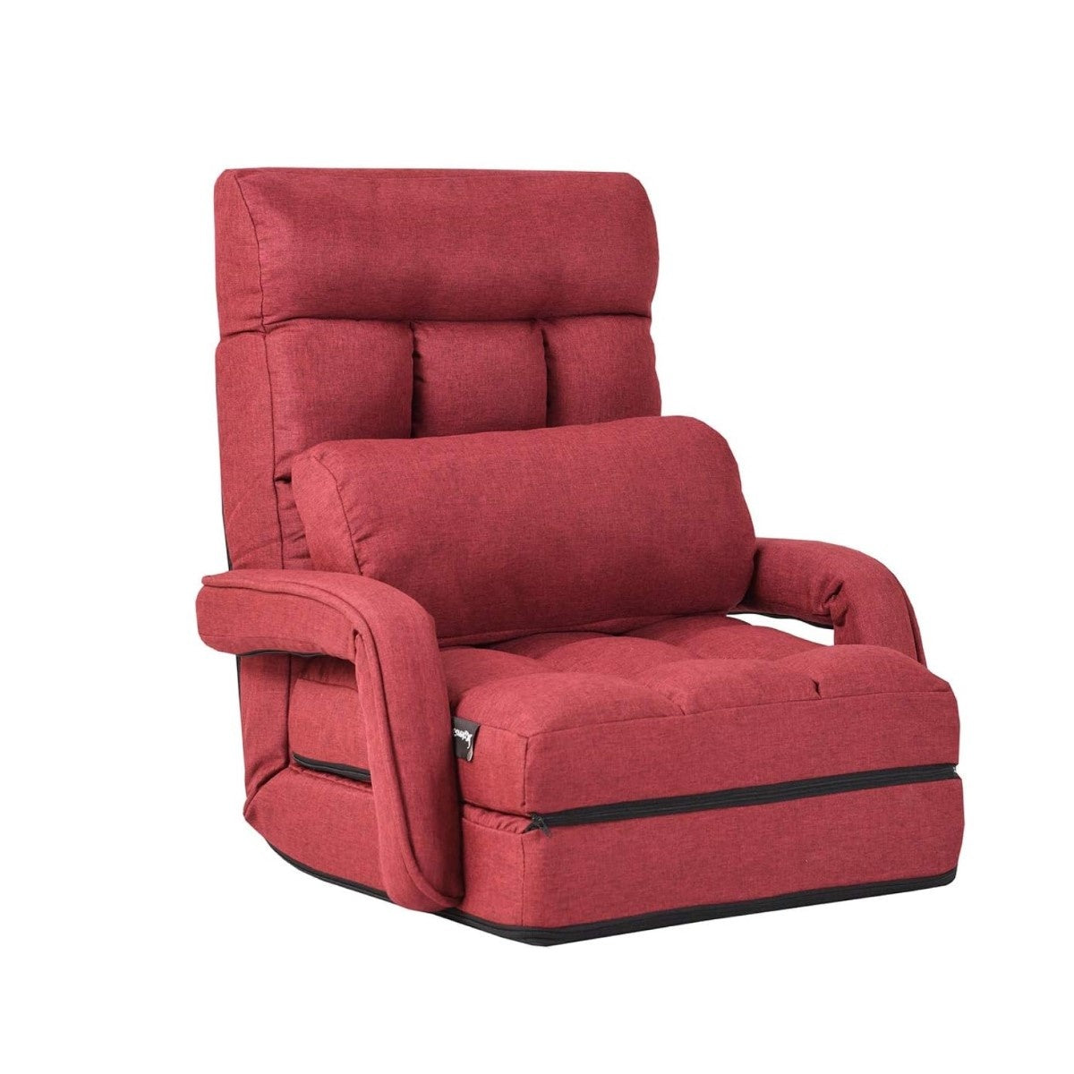 Coast Canapé-lit Canapé pliant paresseux Fauteuil de nuit pour la maison et le bureau Rouge
