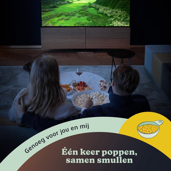 JAP Appliances Happy Pops - Machine à pop-corn rétro (2-3 personnes) 1200W - Cuillère à mesurer et à faire fondre le beurre incluse - Prêt en 3 minutes - Sans huile - Vert