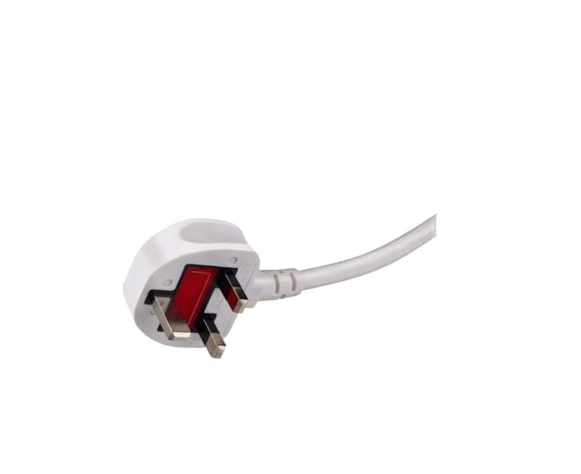 Rallonge de câble Philips 2 m 4 prises blanc - UK