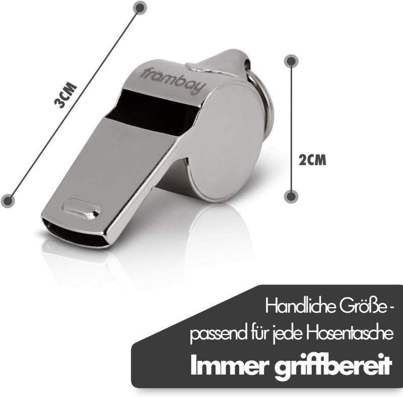 Sifflet - Sifflet avec balle innovante [AirSpin] I Sifflet d'arbitre I Sifflet de signalisation I Sifflet d'urgence I Sifflet pour cours de sport I Sifflet pour enfants