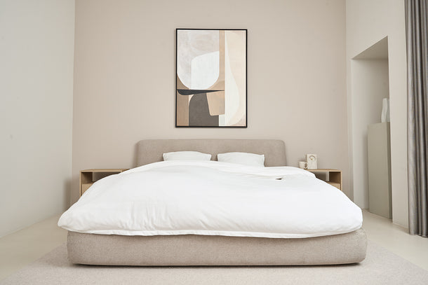 Sjumo Silky Smooth Duvet Cover - Fresh White - 140 x 220 cm