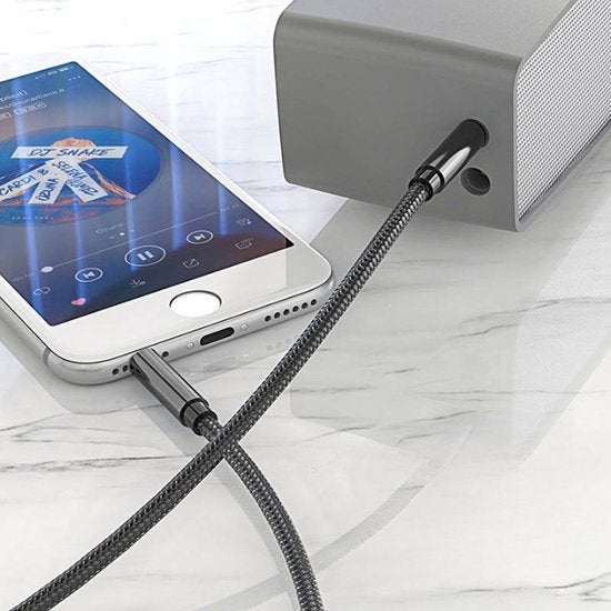Câble auxiliaire ThunderGold - Câble audio 3,5 mm - Câble jack - Mâle-mâle - 1,5 mètre