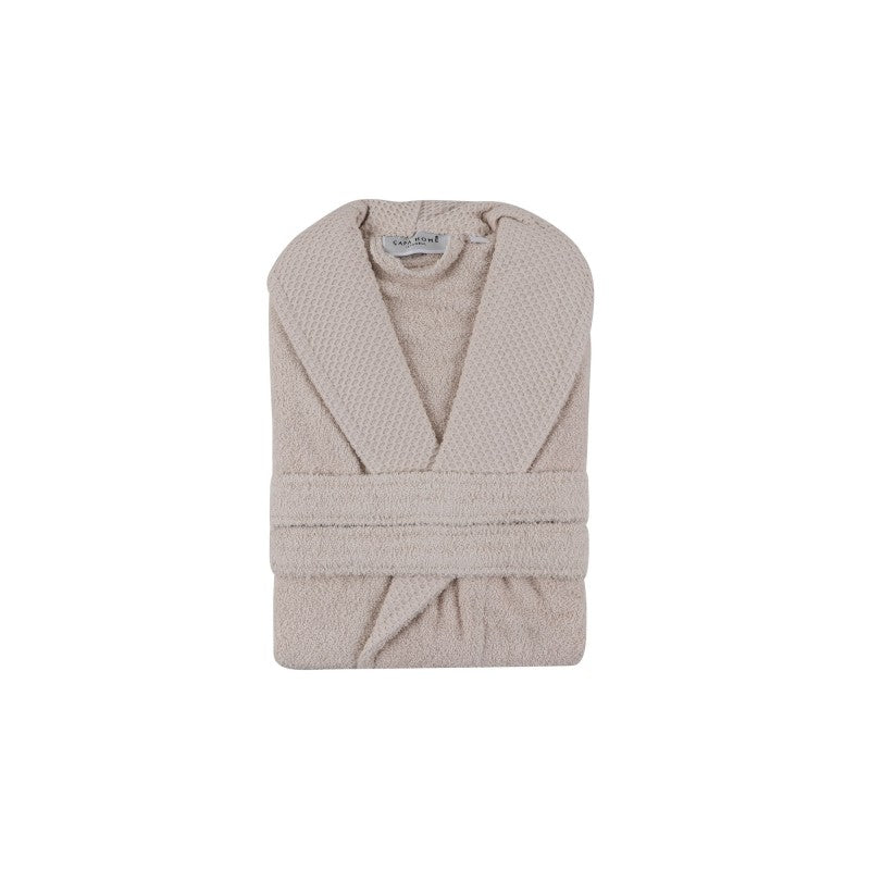 Capa Home peignoir de luxe coton 360 gr/m² - cappuccino - taille S - unisexe