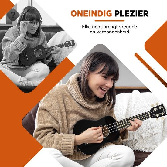 Finesse Ukulele - Starter Set - 21" - Instrument de musique - Modèle Hilo