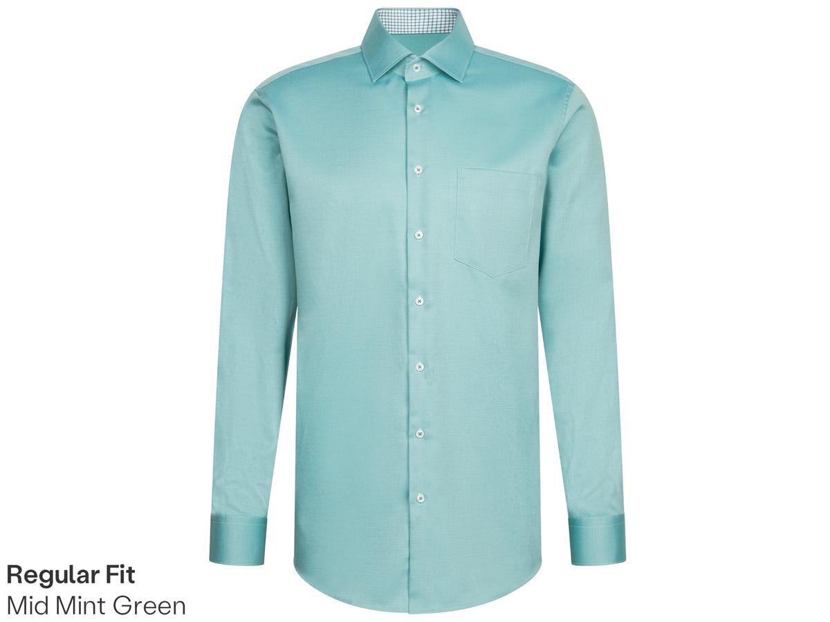Chemise de travail Seidensticker New Kent - Coupe ajustée - taille 43 - Vert menthe moyen