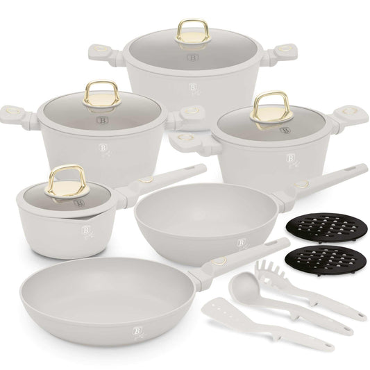 Ensemble de batterie de cuisine Berlinger Haus 15 pièces - BH-8081NN - Collection Sahara