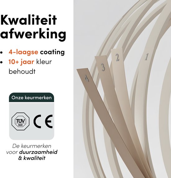 Plafonnier Nolt Beige - Plafonnier E27 Lampe - Industriel - Taupe - ⌀ 40cm