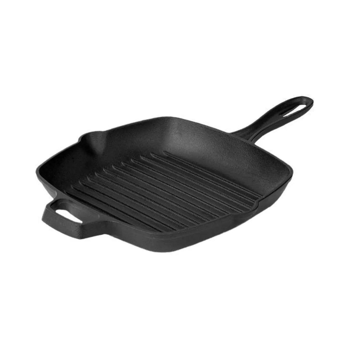 COOKER KING Poêle à griller carrée en fonte 26 cm