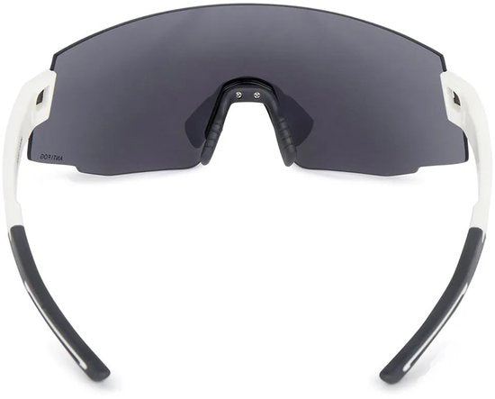 Lunettes AGU Vigor unisexe - Blanc - Verres UV400 - Traitement anti-buée - 2 paires de verres supplémentaires - Branches anti-allergiques - Étui de rangement inclus