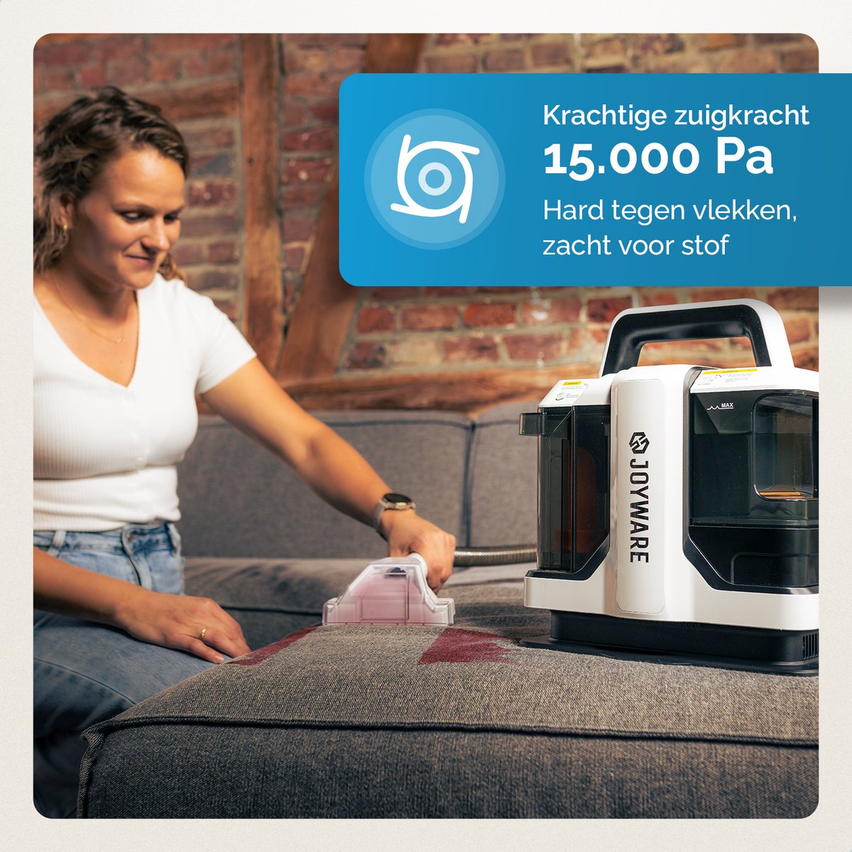 Nettoyeur de taches Joyware - 750 W - Portable - 3 pièces