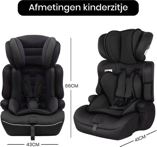 Oemmie Siège auto i-Size - Sièges auto - Siège auto enfant - Siège auto - Groupe 1/2/3 (67-150cm) - Noir