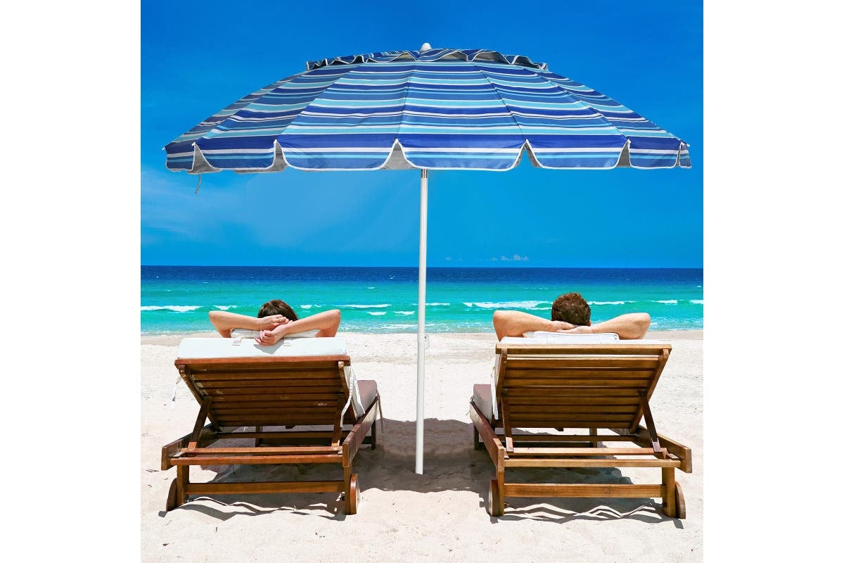 Parasol Coast - 245cm - Bleu