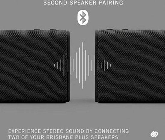 Bigben Connected URBBRISBANENOIR Enceinte portable et de fête Enceinte stéréo sans fil Noire 16 W
