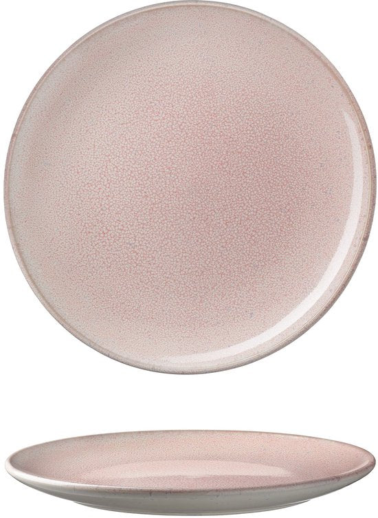 tectake® Service de table Mare - 30 pièces - Grès à émail brillant - Pour 6 personnes - Service de table fait main - Service de table moderne comprenant des grandes et petites assiettes, des bols, des coupelles et des tasses - Lavable au lave-vaisselle et