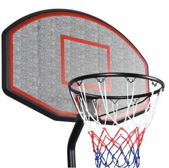 Anneau de basket mobile avec panier réglable