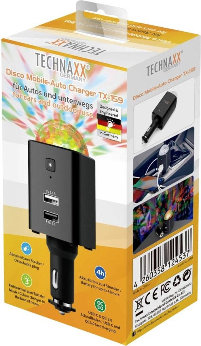 Technaxx Disco Mobile Car Charger