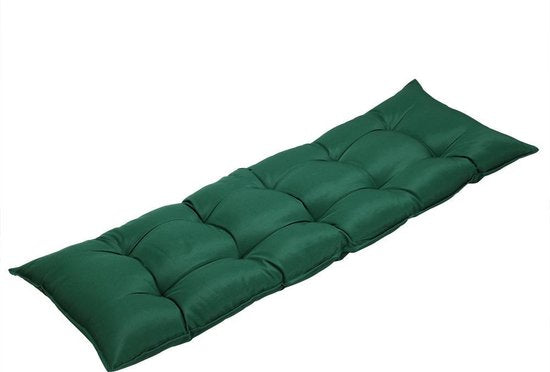 Coussin de banc 145x45x8cm Visco Effect Indoor Outdoor Bench Green