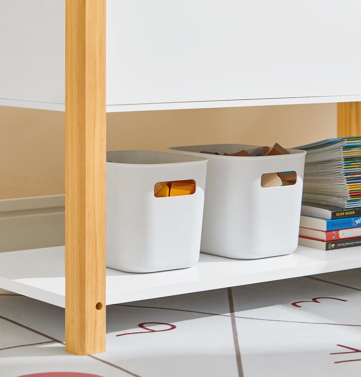 SoBuy Bibliothèque pour enfants - 2 étages - 85 x 42 x 45 cm