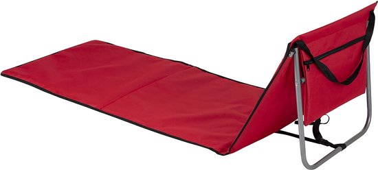 Bo-Camp - Tapis de plage/chaise longue - Lota - Rouge