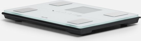Pèse-personne intelligent avec analyse corporelle - Technologie japonaise - Pèse-personne numérique - avec application - Précis pour le suivi de la santé - TANITA® - BC-401 Blanc