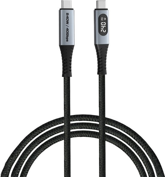 Câble Verbatim Sync & Charge USB-C vers USB-C 40 Gb/s 240 W pour téléphones