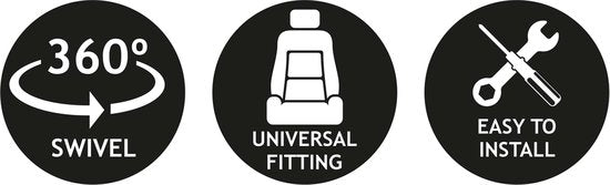 Dunlop Support de téléphone - Flexible - Lavable - Universel - Noir