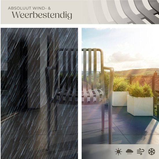 tectake® Lot de 2 chaises de jardin Alcudia - Anthracite - Chaises en plastique avec accoudoir - Set de jardin pour la table de jardin ou le camping empilable - Chaises pour le jardin, la terrasse ou le balcon - Résistantes aux intempéries et aux UV - Cap