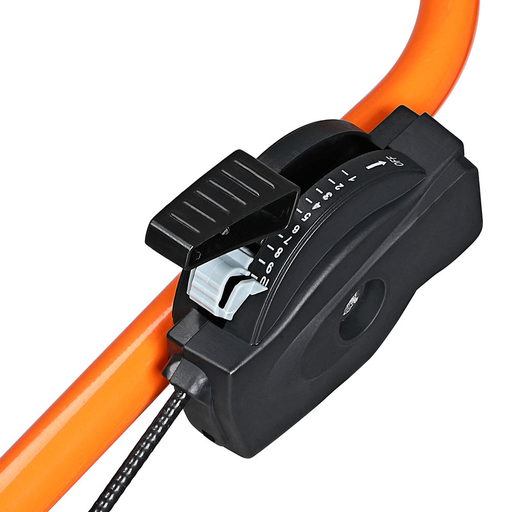 Épandeur d'engrais 20L - Gardebruk – Pneus réglables - Sable et engrais - Gravier Jardin Gazon extérieur- Vert Orange