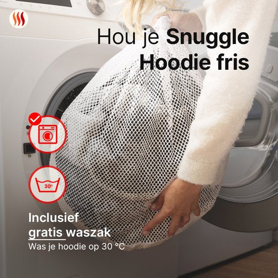 Seranova Couverture chauffante à capuche - Electric Snuggle Hoodie - Couverture polaire avec manches - Pull chauffant unisexe - Doux et chaud - Beige